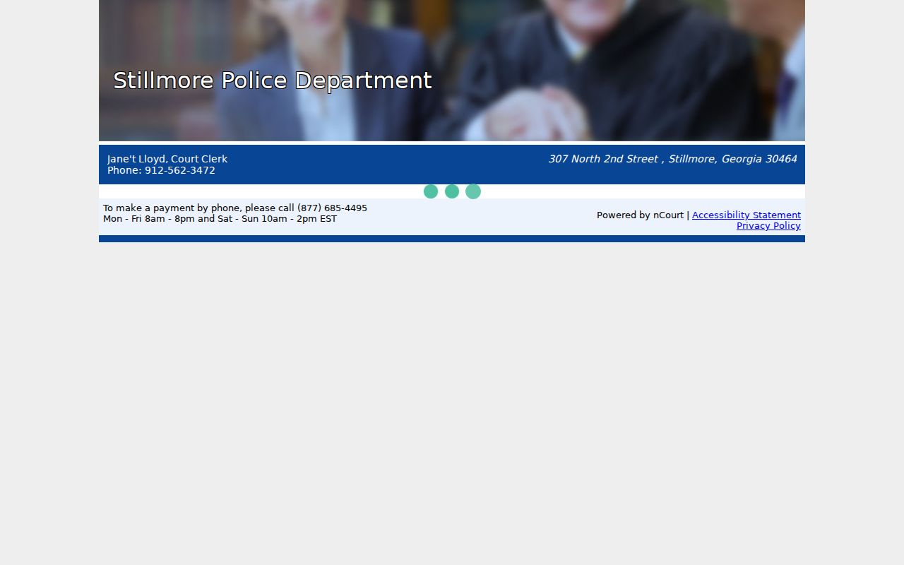 Emanuel County Stillmore warrant search citation portal